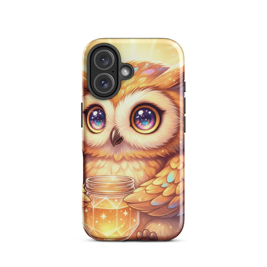Tough Protective Phone Case – Dual Layer Owl Art Design