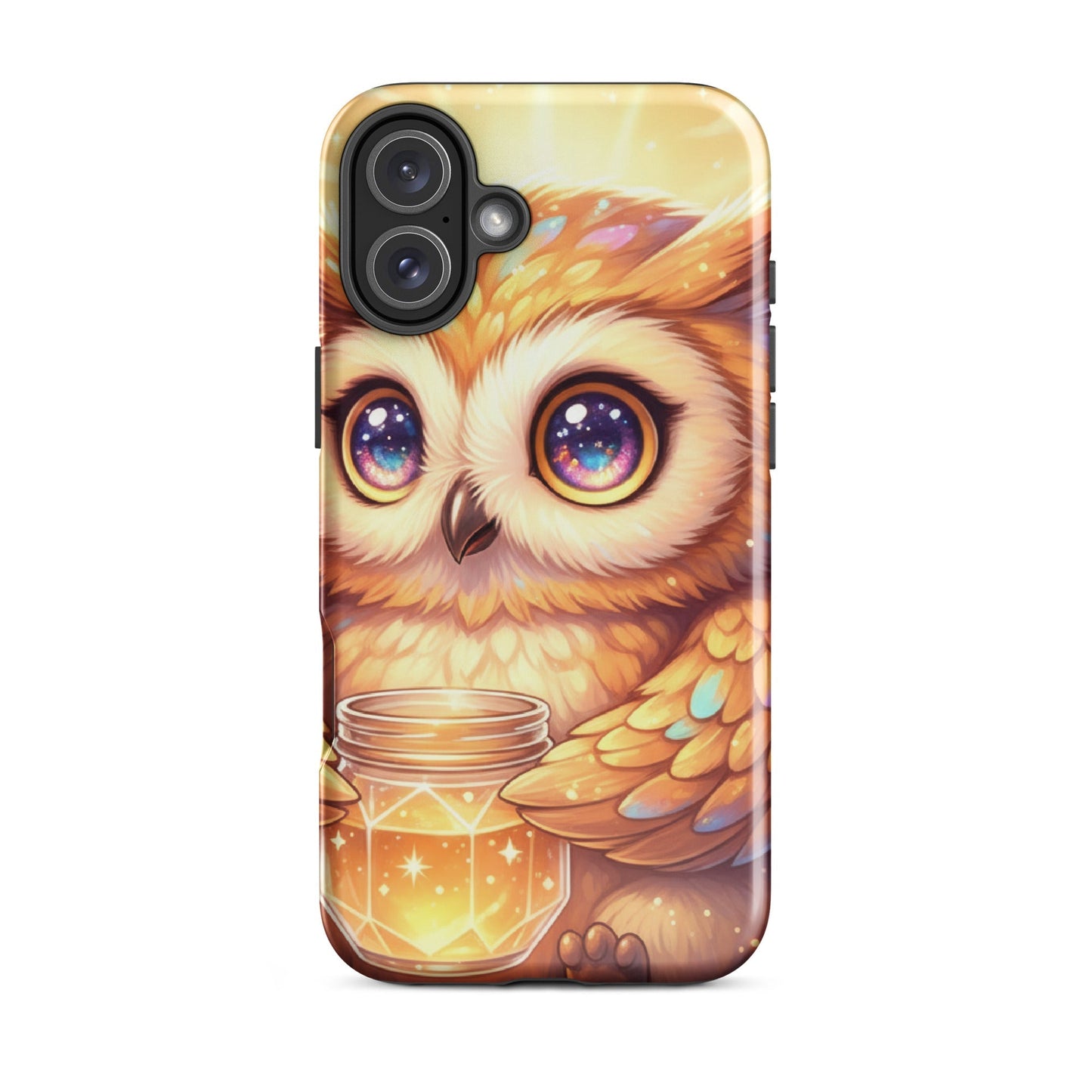 Tough Protective Phone Case – Dual Layer Owl Art Design