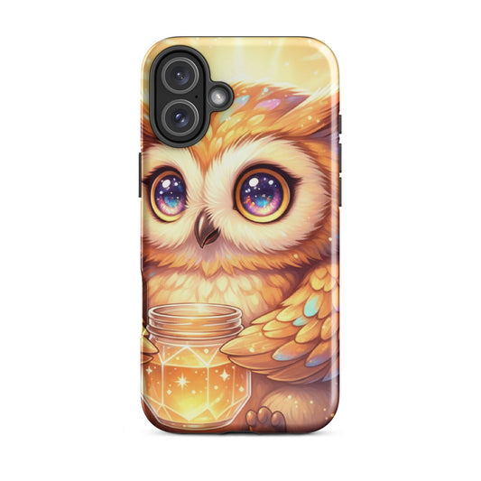 Tough Protective Phone Case – Dual Layer Owl Art Design