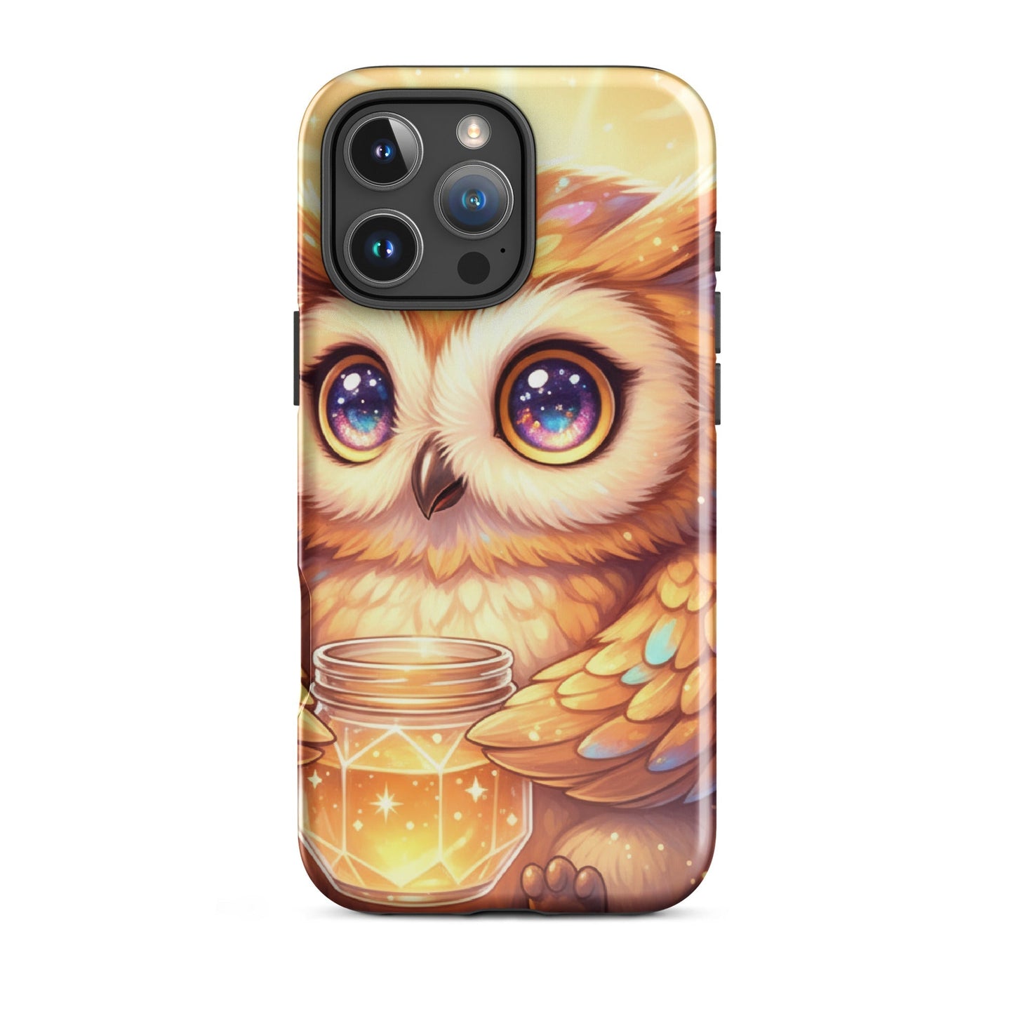 Tough Protective Phone Case – Dual Layer Owl Art Design