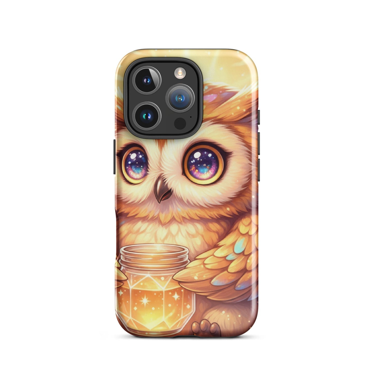 Tough Protective Phone Case – Dual Layer Owl Art Design